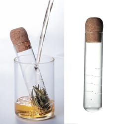 glass pipe tea infuser and tea filter