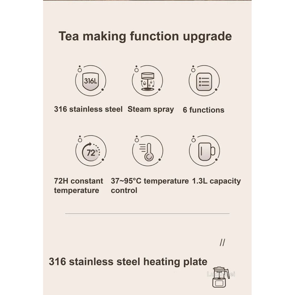 13L Multifunction Tea Maker Electric Kettle 7