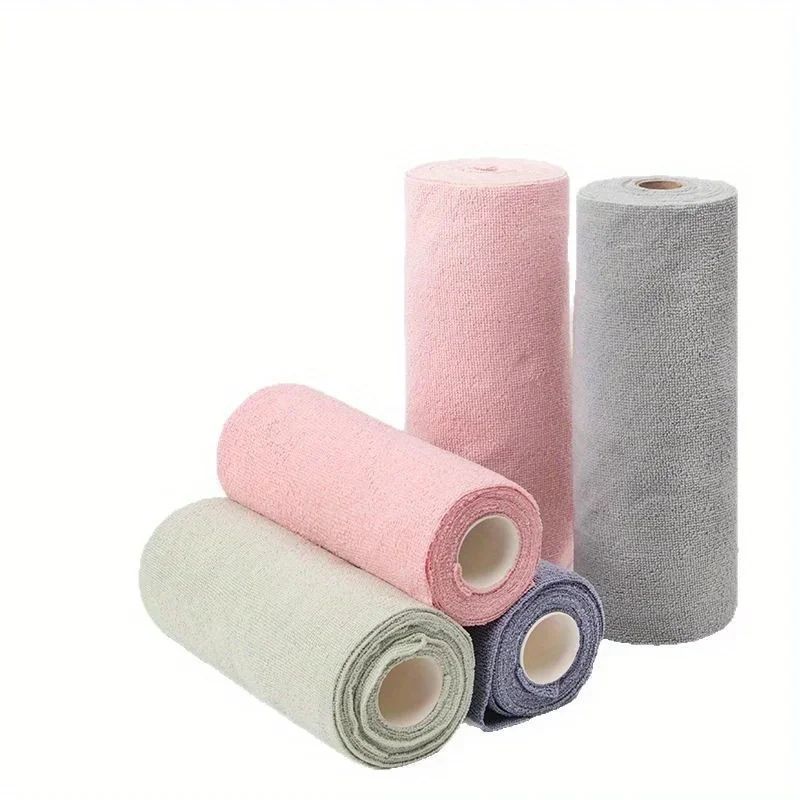 20Sheet Microfiber Dishcloth Roll For Kitchen 6