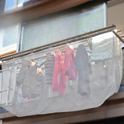 anti-drop high-rise clothes drying mesh cover