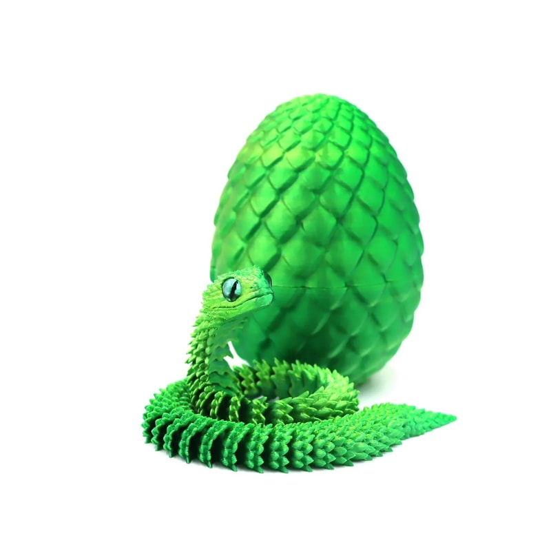 3D Printed Snake Egg Fidget And Desktop Figure 10