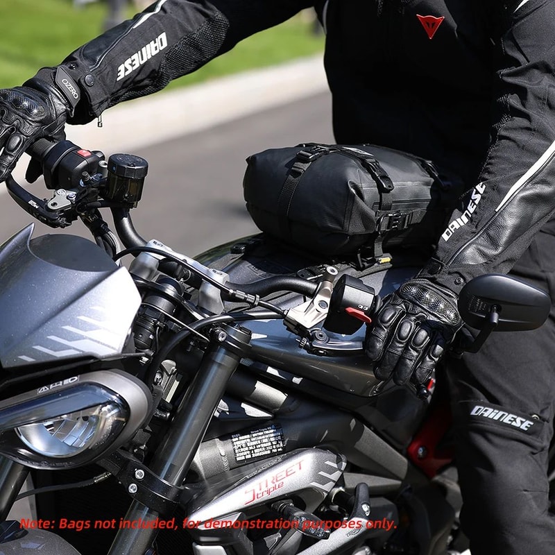 Universal Motorcycle Tank Bag Base With OffRoad Vest Set 4