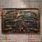 Vintage GunThemed Metal Wall Sign 0