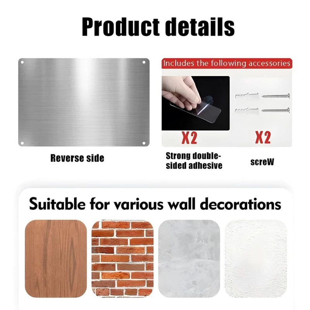 Vintage GunThemed Metal Wall Sign 3