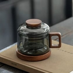 multifunction glass tea cup with filter
