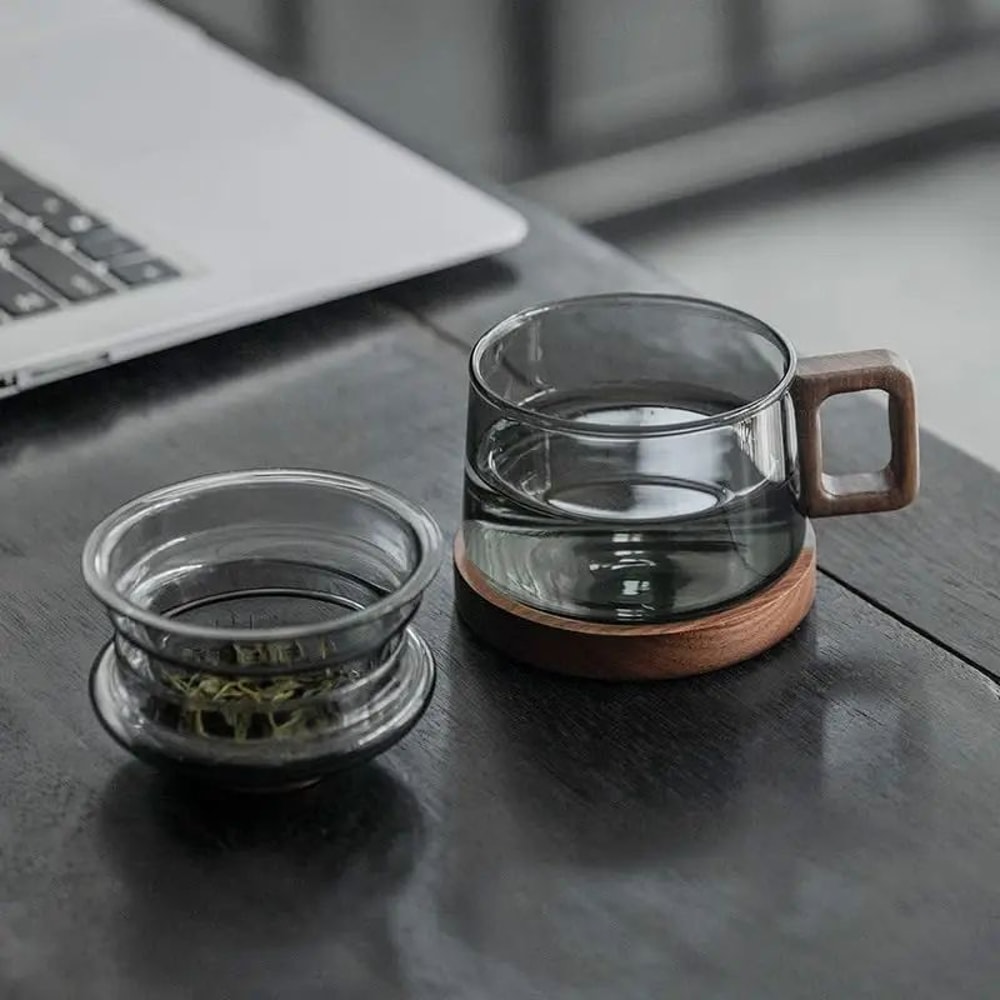 Multifunction Glass Tea Cup With Filter 4