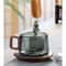 200 Ml Glass Tea Cup With Wooden Handle And Filter 6