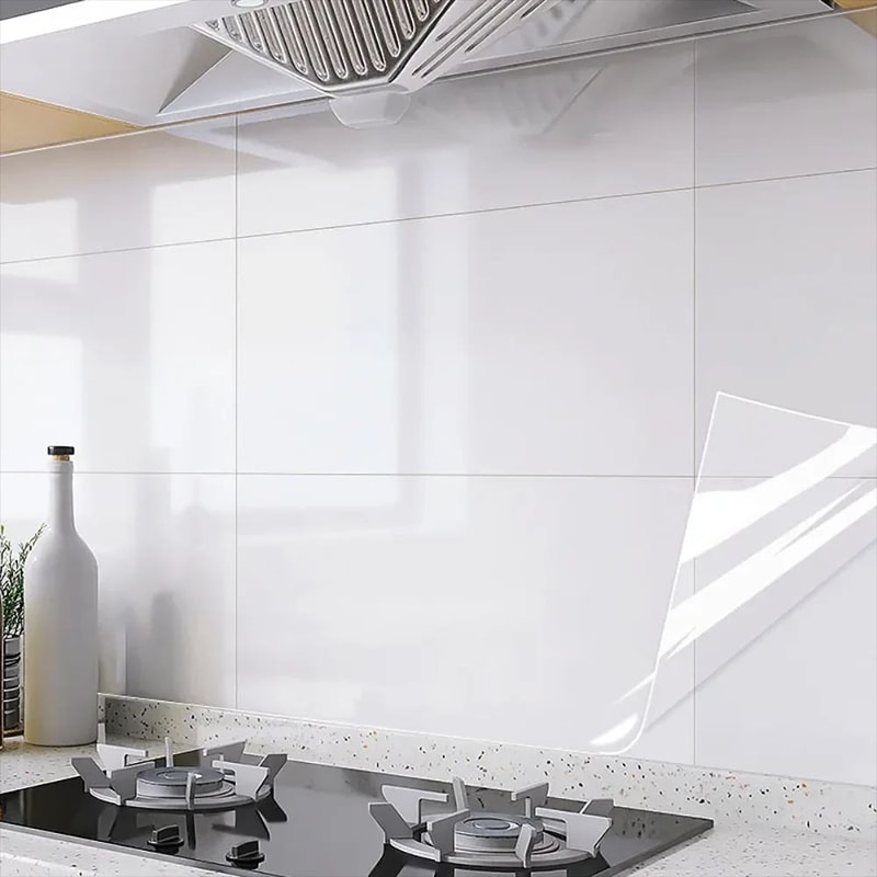 45 Cm Transparent Kitchen OilProof Wall Sticker 6