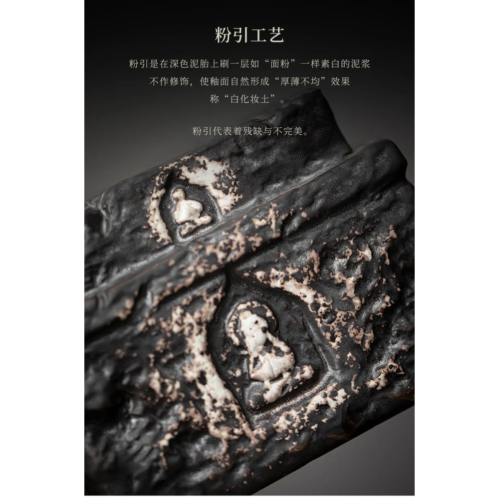 Handmade Wabi Sabi Black Pottery Buddha Tea Warmer 6