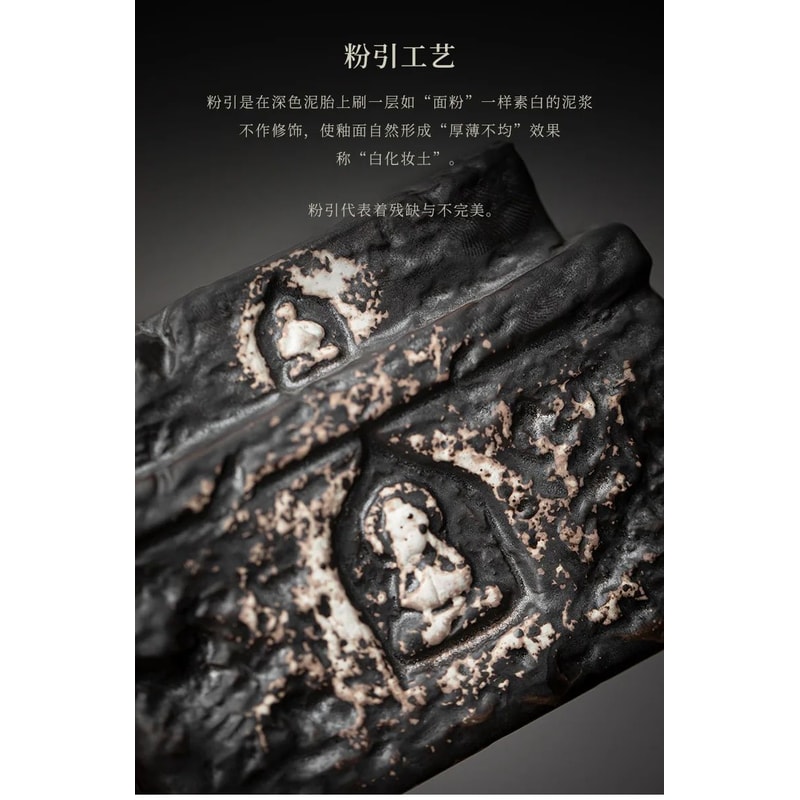 Handmade Wabi Sabi Black Pottery Buddha Tea Warmer 6