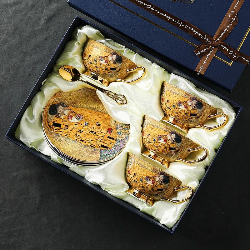 European Bone China Coffee And Tea Cup Gift Set 2