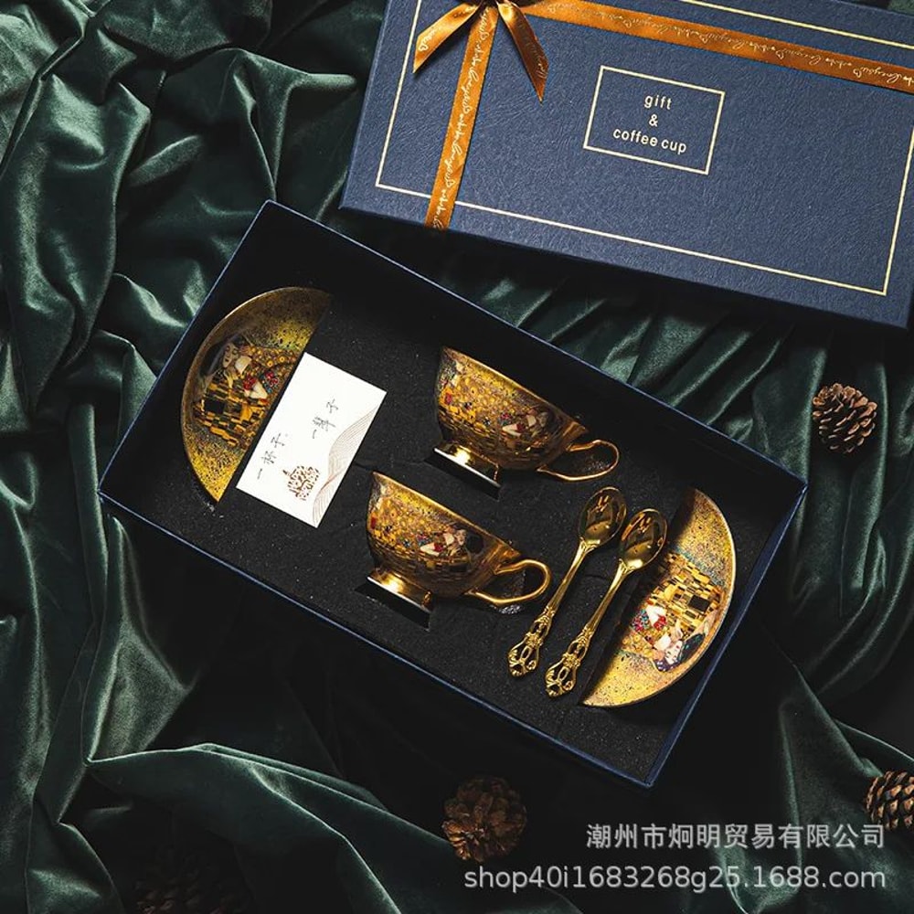 European Bone China Coffee And Tea Cup Gift Set 5