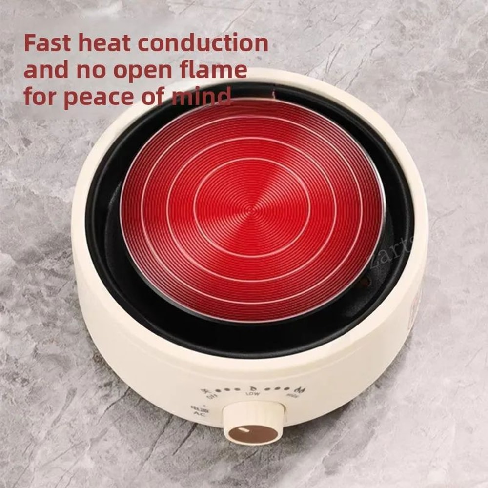 500W Adjustable Electric Cookware Heating Base 3