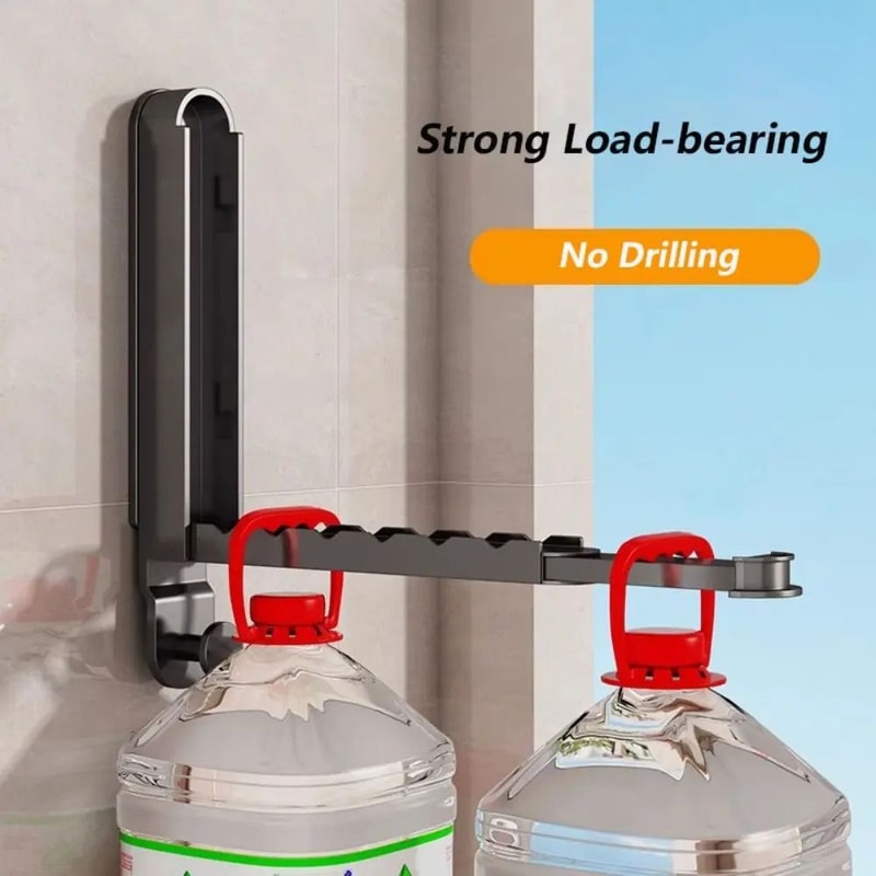 Aluminum Folding WallMounted Clothes Drying Rack 7