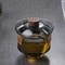 Japanese Heat Resistant Glass Gaiwan Tea Cup With Lid 3