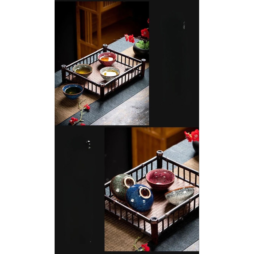 Four Seasons Kiln Glazed Ceramic Kung Fu Tea Cup 10