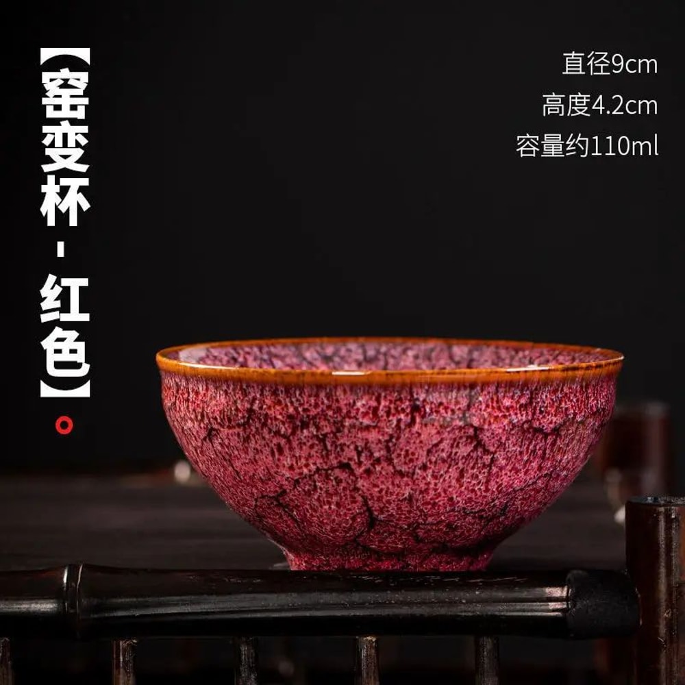 Four Seasons Kiln Glazed Ceramic Kung Fu Tea Cup 12
