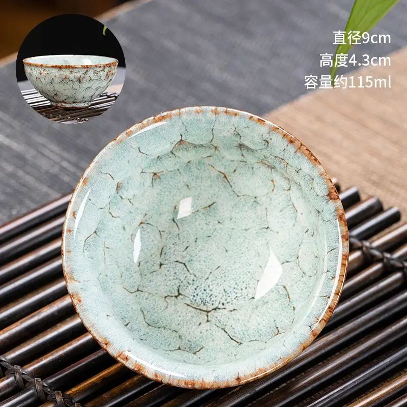 Four Seasons Kiln Glazed Ceramic Kung Fu Tea Cup 17