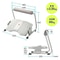 Adjustable Folding Office Foot Rest Stool 7