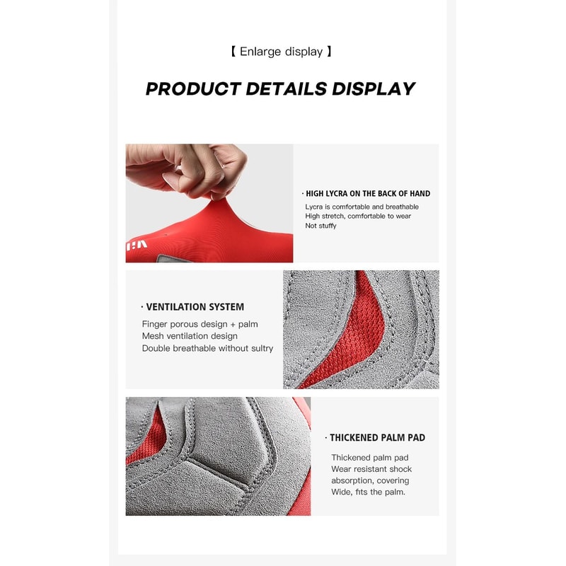 Vilico Professional Anti Slip Outdoor Cycling Gloves 11