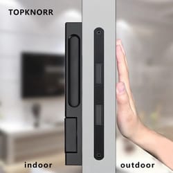 invisible magnetic interior door lock with hidden handle
