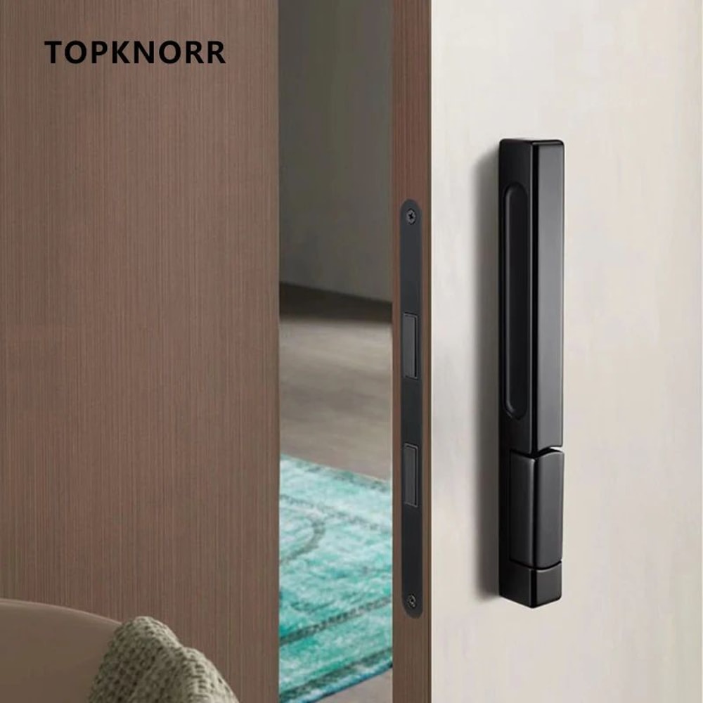 Invisible Magnetic Interior Door Lock With Hidden Handle 2