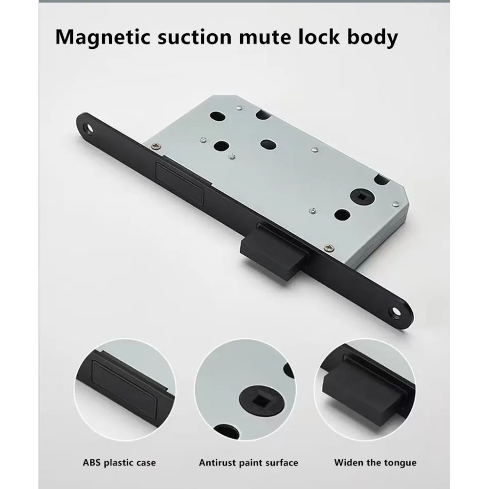 Invisible Magnetic Interior Door Lock With Hidden Handle 11