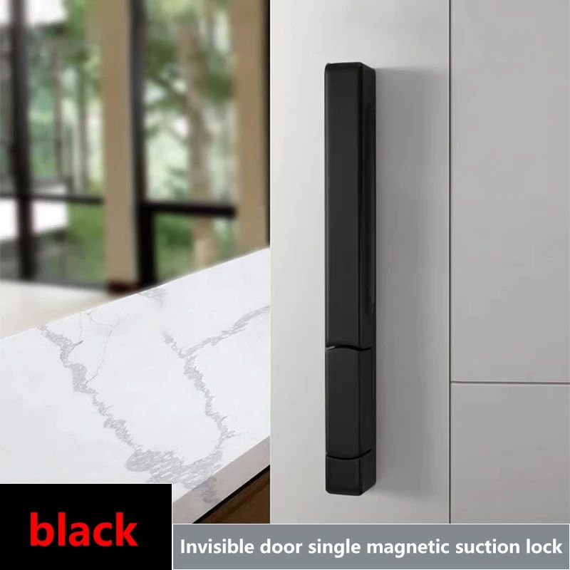 Invisible Magnetic Interior Door Lock With Hidden Handle 13