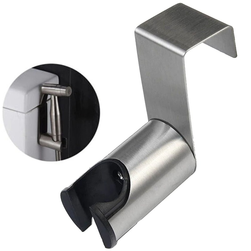 Stainless Steel Bidet Sprayer Holder Hook Bracket 6