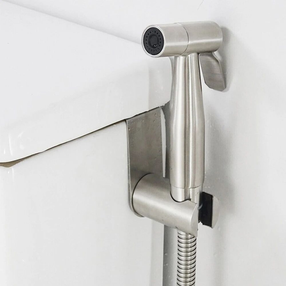 Stainless Steel Bidet Sprayer Holder Hook Bracket 7