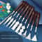 9 Piece Flower Texture Palette Knife Art Set 5