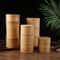 Natural Bamboo Tea Canister Food Storage Jar 0