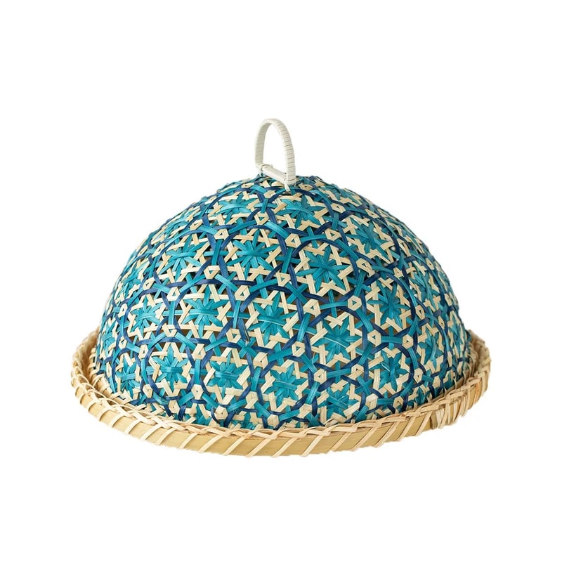 Handwoven Rattan Food Cover Dome With Lid 4