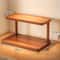 2 Tier Wooden Countertop Storage Rack Organizer 6