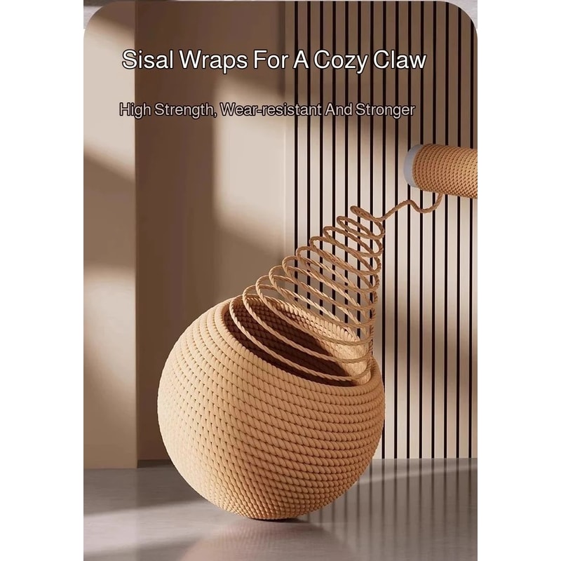 Interactive Sisal Cat Scratching Ball Toy 8 To 10cm 9