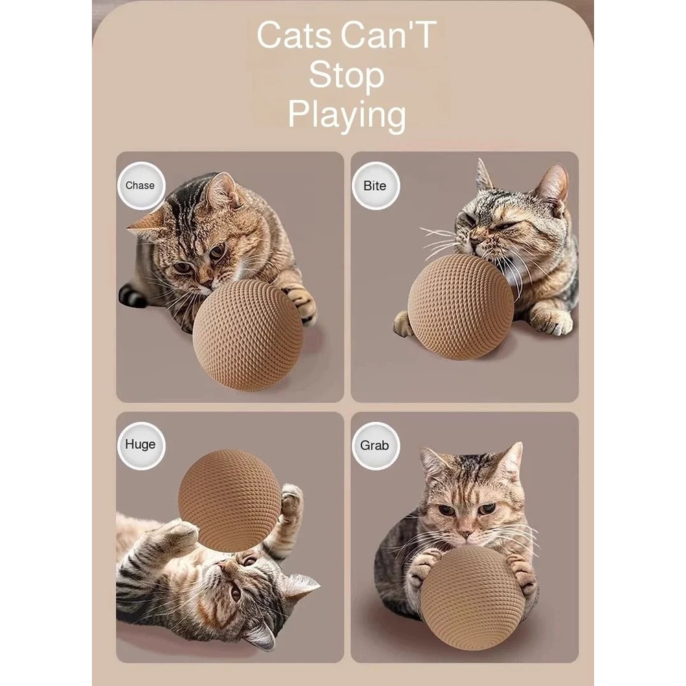 Interactive Sisal Cat Scratching Ball Toy 8 To 10cm 11
