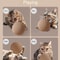 Interactive Sisal Cat Scratching Ball Toy 8 To 10cm 11