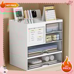 transparent drawer desktop file organizer shelf