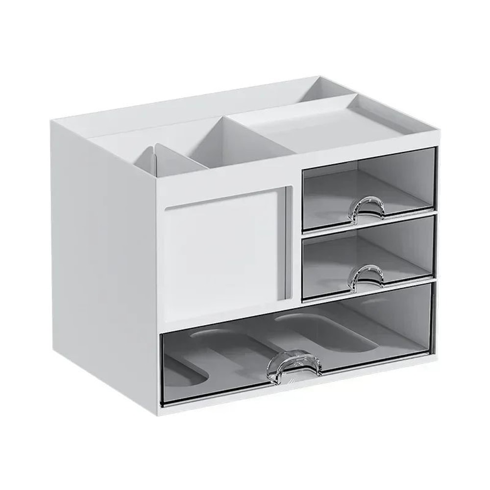 Transparent Drawer Desktop File Organizer Shelf 7