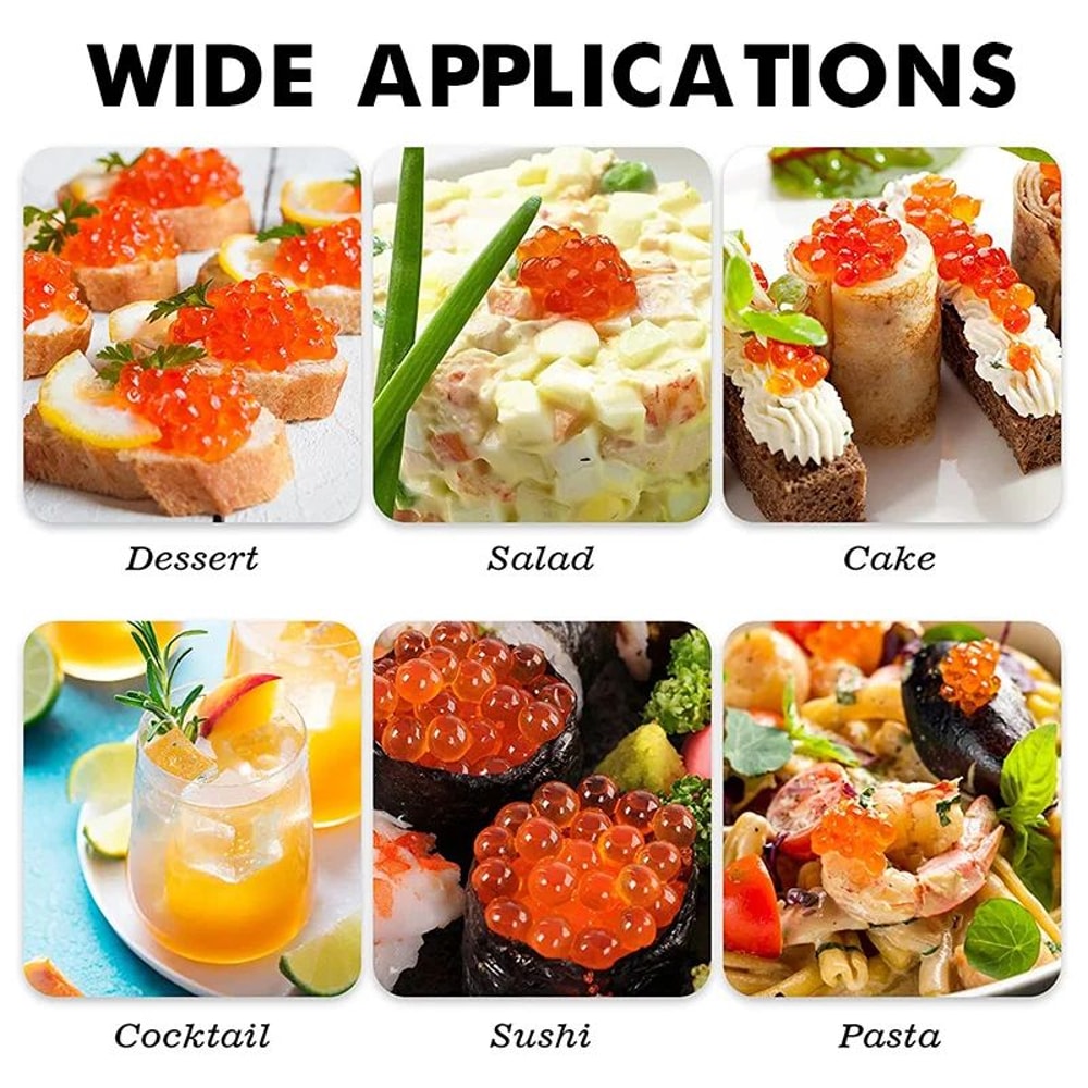 96 Hole Caviar Maker Spherification Kit With Syringe 3