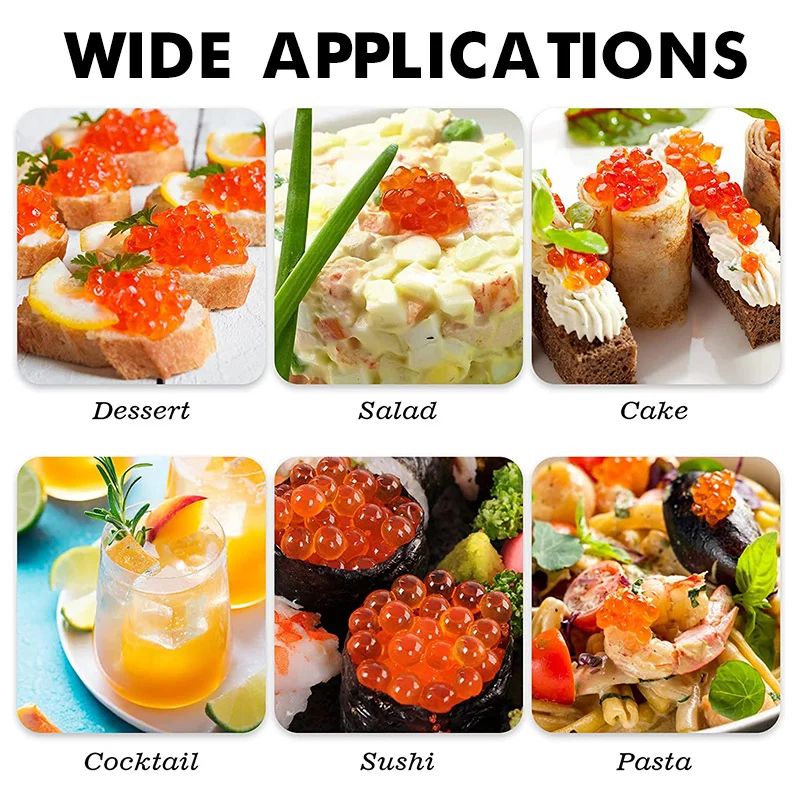 96 Hole Caviar Maker Spherification Kit With Syringe 3