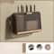Wall Mounted WiFi Router Storage And Cable Organizer Box 8