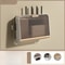 Wall Mounted WiFi Router Storage And Cable Organizer Box 10