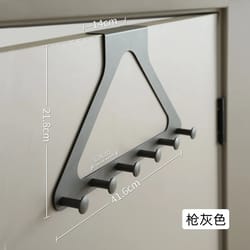 punch free triangular wall mounted door hook