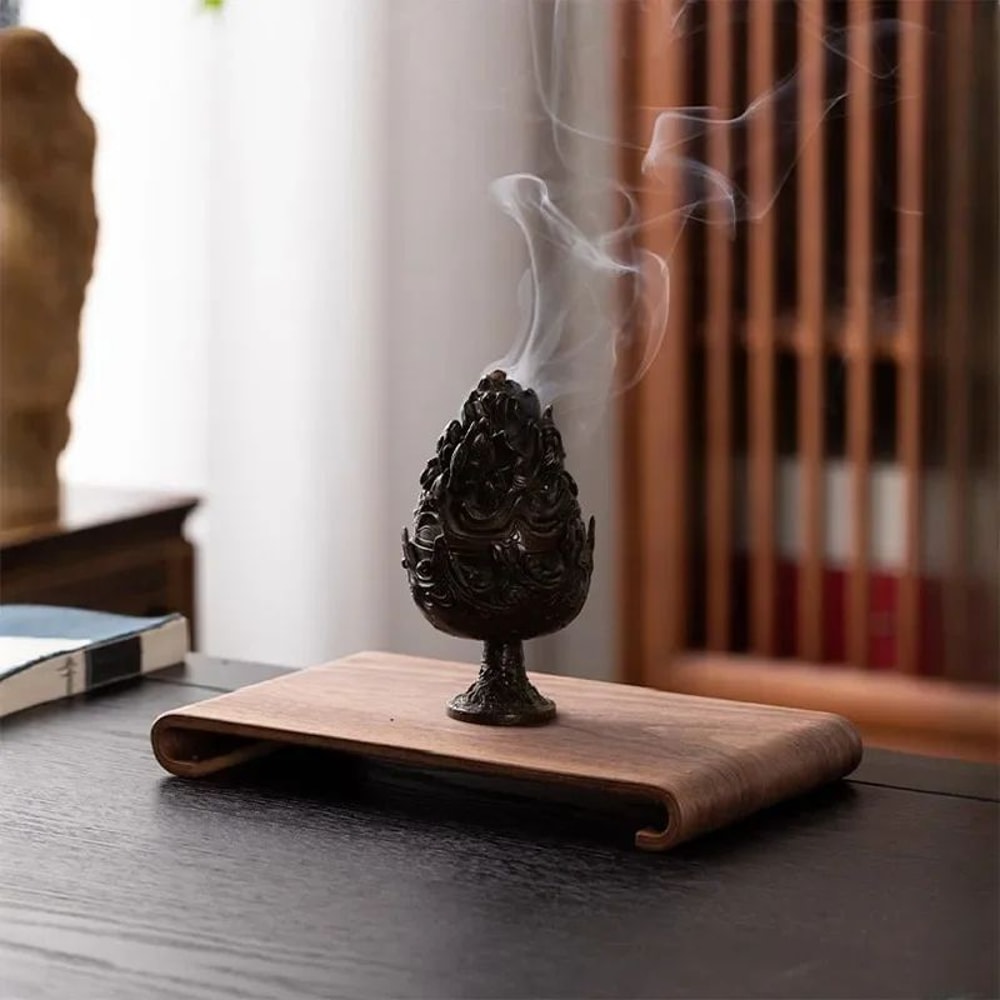 Retro Rectangular Wooden Heat Resistant Display Tray 4