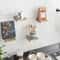 4 Pack Mini Wood Floating Wall Shelves 5 Inch 7