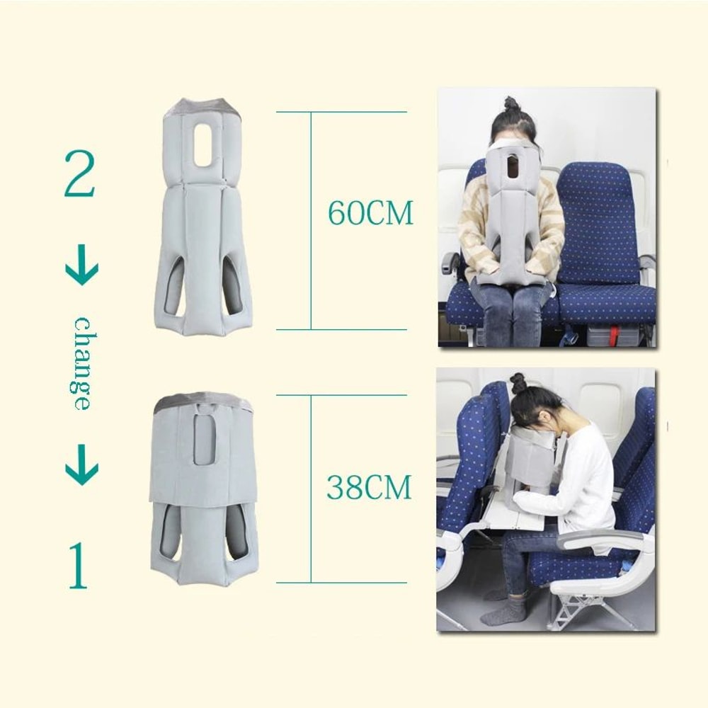 Inflatable U Shaped Travel Neck Pillow For Flights 2