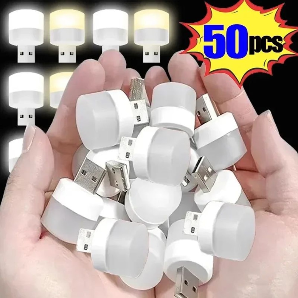 Mini USB LED Night Light Plug In Reading Lamp 0
