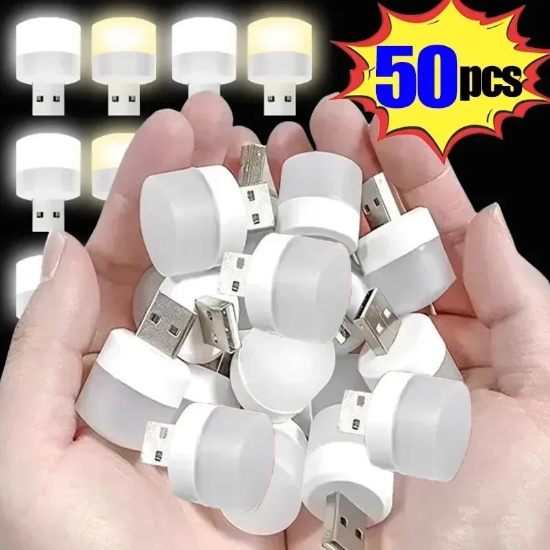 Mini USB LED Night Light Plug In Reading Lamp 0