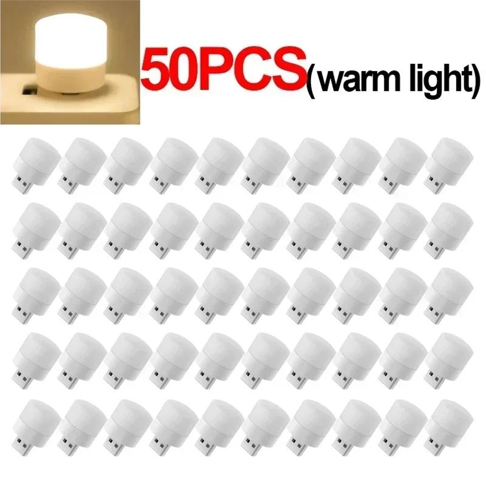 Mini USB LED Night Light Plug In Reading Lamp 19